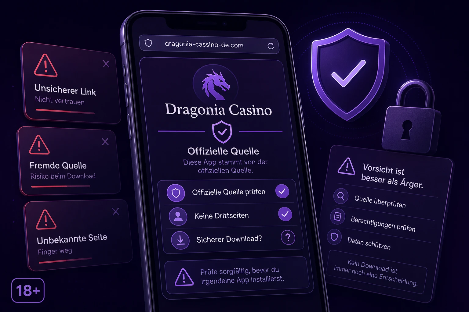 Dragonia Casino App Download: sichere Quellen vor jeder Installation prüfen