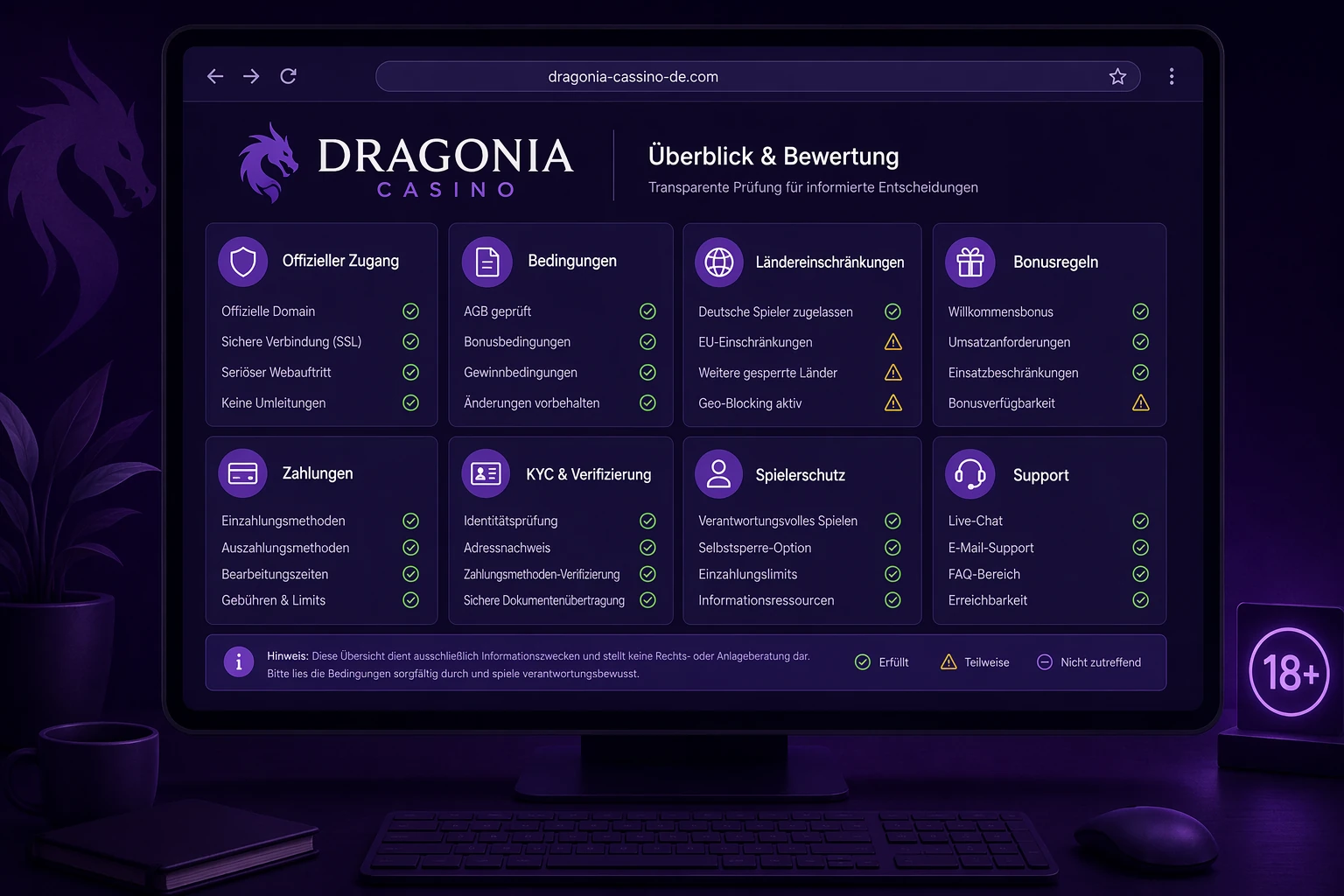 DragoniaLogin German: Online Casino Dragonia Login für Spieler aus Deutschland